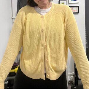 Contemporaine Yellow Cardigan - Large
